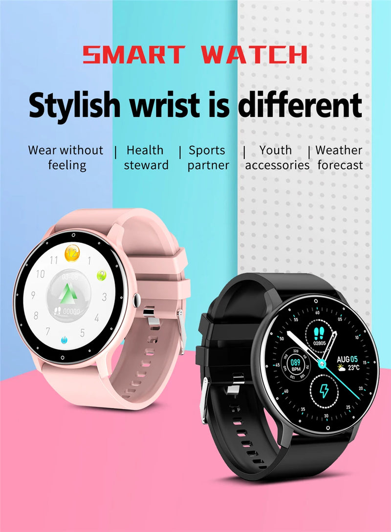 Smartwatch à Prova d'Água, Esportivo, Compatível com Xiaomi e Huawei, 2023