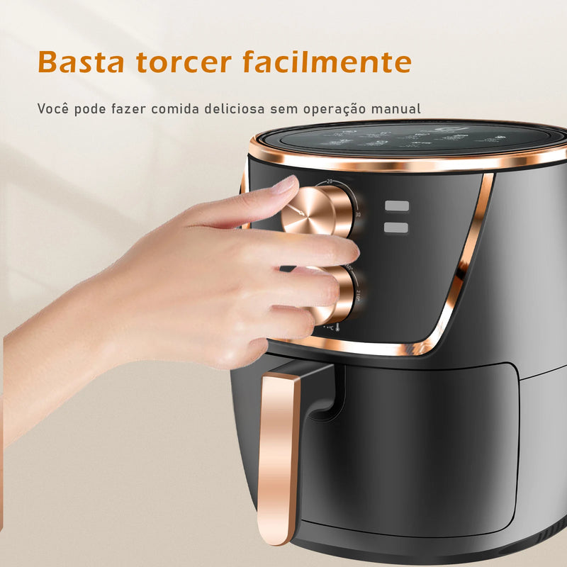 Fritadeira Elétrica Air Fryer, 127 e 220 Volts, 1500 Watts