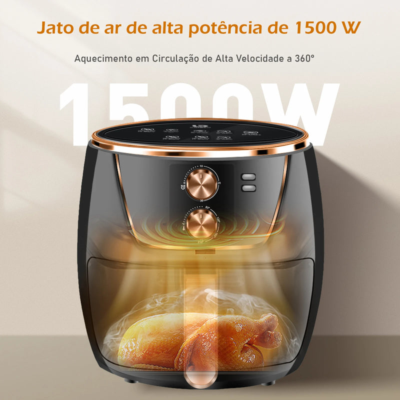 Fritadeira Elétrica Air Fryer, 127 e 220 Volts, 1500 Watts