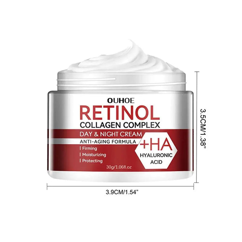 Creme Hidratante Facial com Retinol, Anti-Rugas, Redutor de Poros, Clareador de Linhas Finas