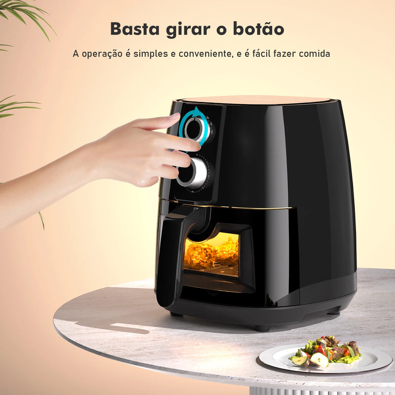 Fritadeira Elétrica Air Fryer, 127 e 220 Volts, 1500 Watts