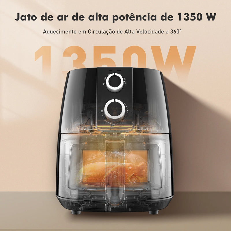 Fritadeira Elétrica Air Fryer, 127 e 220 Volts, 1500 Watts