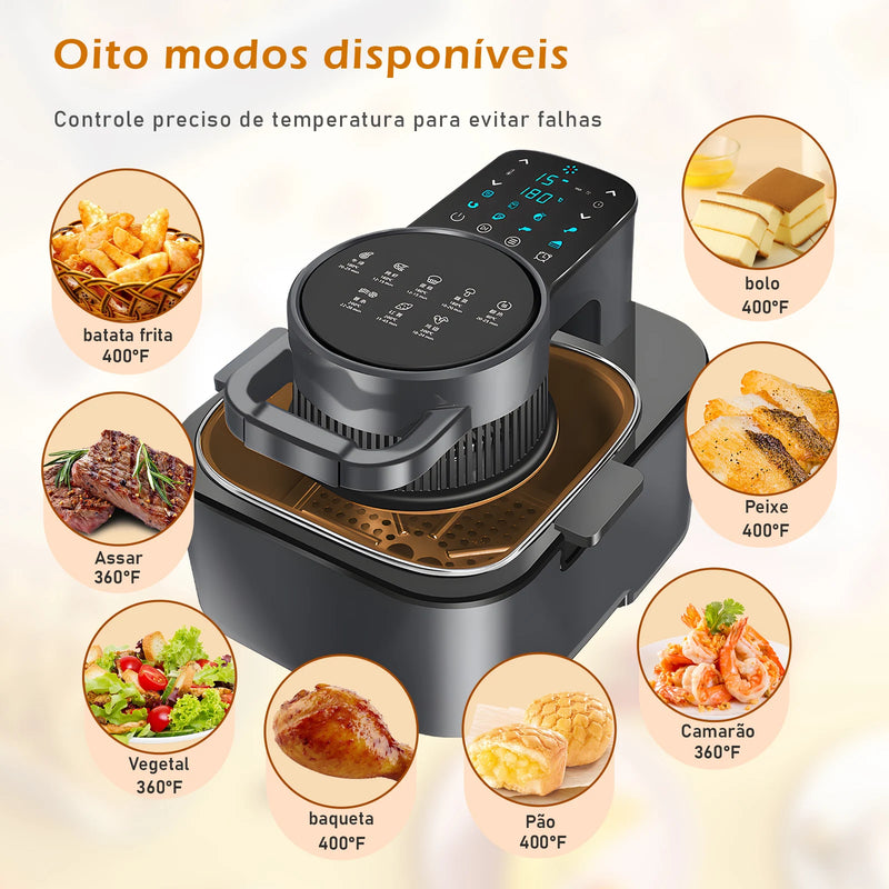 Fritadeira Elétrica Air Fryer, 127 e 220 Volts, 1500 Watts