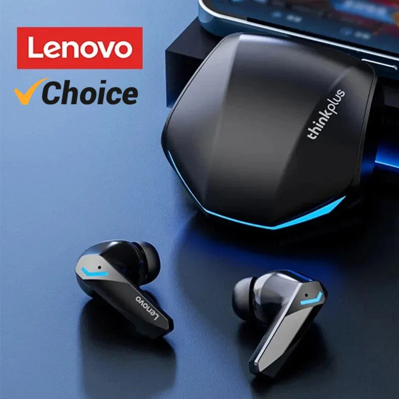 Fones de Ouvido Lenovo GM2 Pro Gaming, Bluetooth 5.3, Redução de Ruído, com Microfone